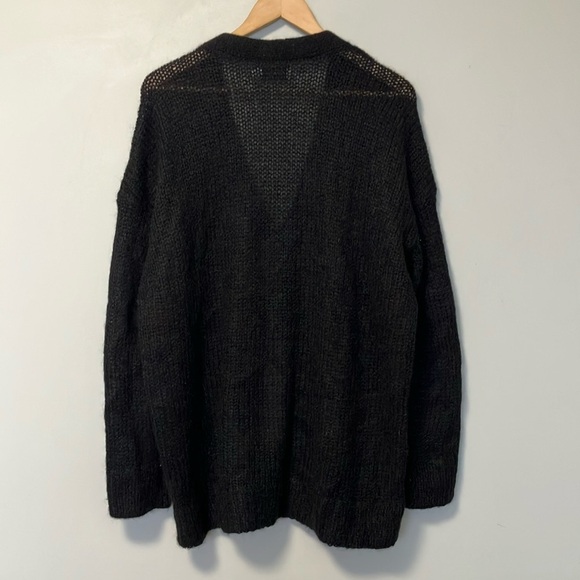 Coach Palm Tree Intarsia Mohair Wool Blend Cardigan - Picture 8 of 10